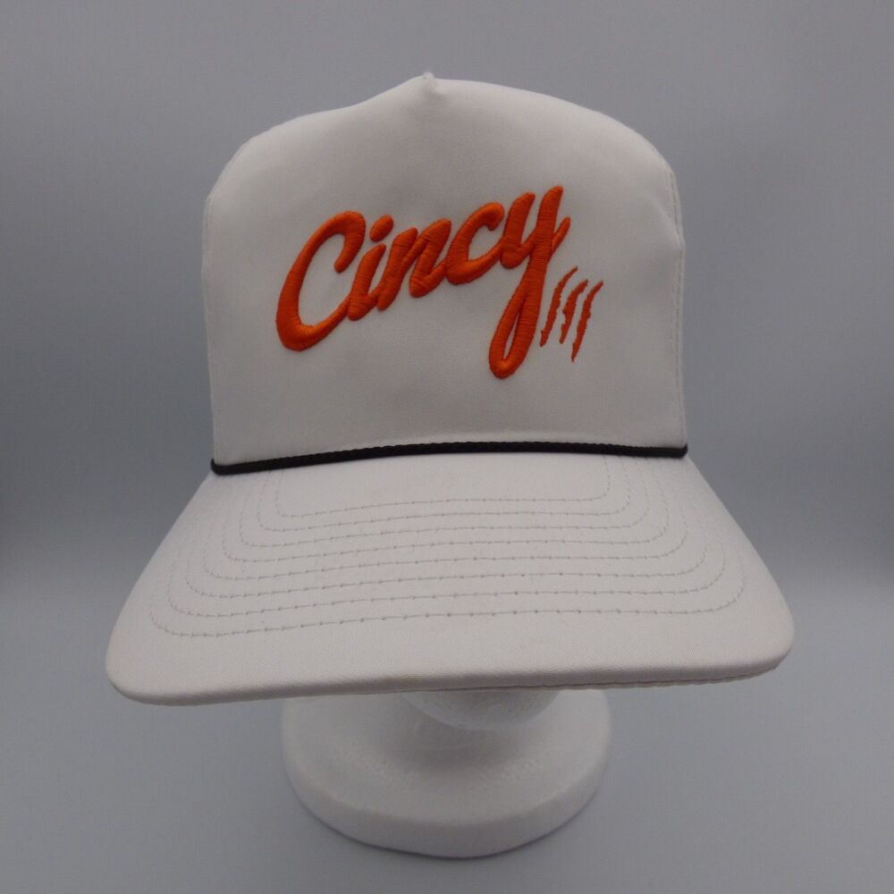 Cincy OG 5 Panel Rope Hat Orange Cincy Ted Karras New Bengal Imperial Headwear